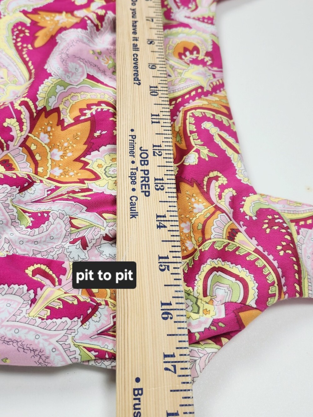 Lauren Ralph Lauren Pink, Yellow & Green Paisley Midi Dress - Picture 7 of 12